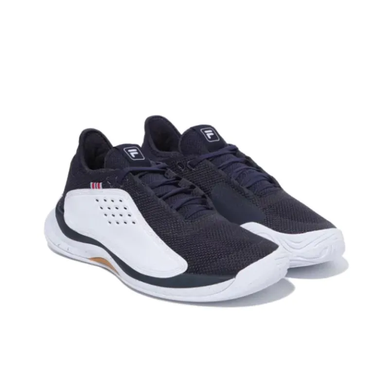 FILA Anti Slip Wear Resistant Low Top Tennis Shoes Women's Black-5