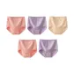 O Set-High-Rise Pastoral Style-Apricot+Purple+Purple+Pink+Pink (5 Pack)