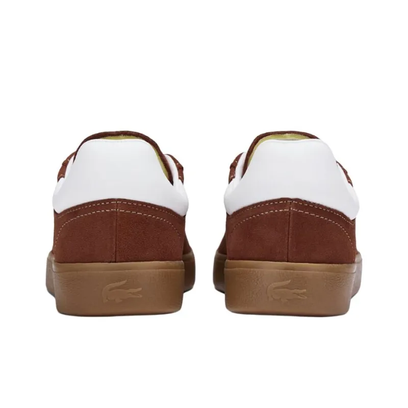LACOSTE Low Top Skateboard Shoes Women's Brown-3