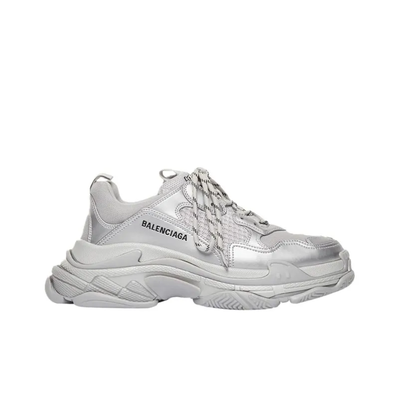 Balenciaga Triple S Silver-1