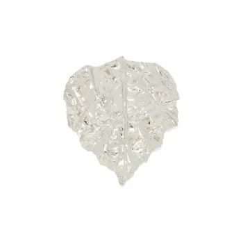 JIL SANDER Oversize Leaf shaped Polished Brooch