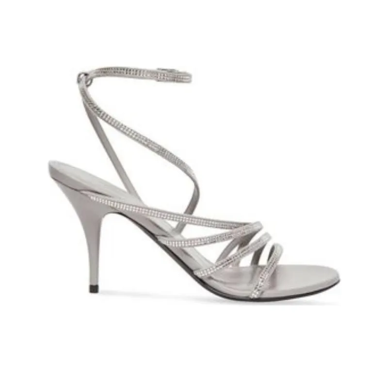 Balenciaga Glow 90mm Strass Sandals-1