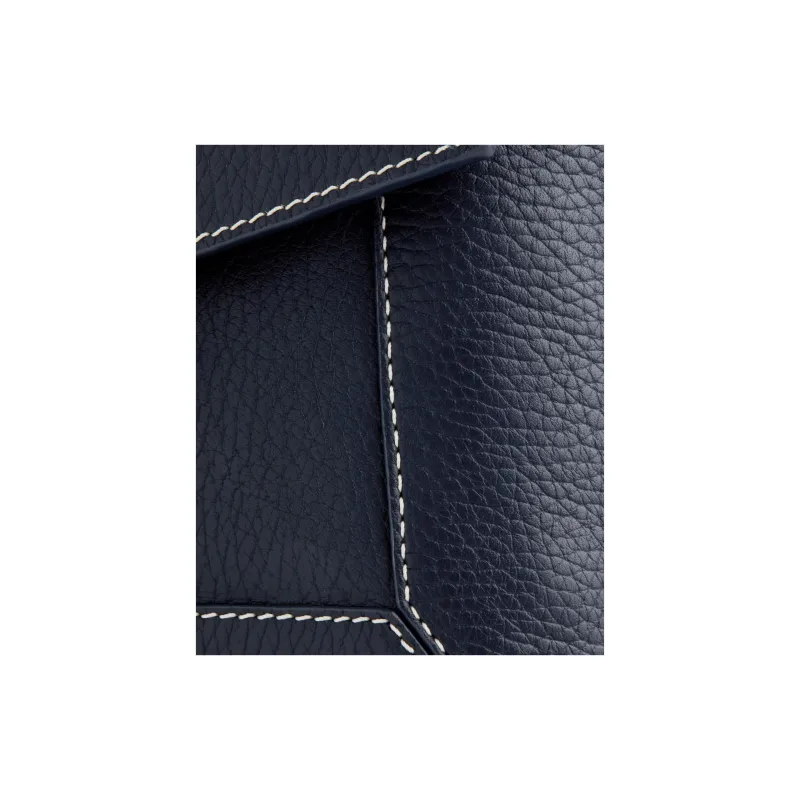 Strathberry Grained Calfskin Shoulder Bag Crossbody Bag Handbag Women's Marine Blue-4
