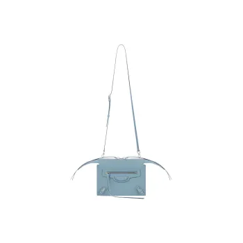 Balenciaga Neo Classic Cow Leather Crossbody Bag Shoulder Bag Women's Blue