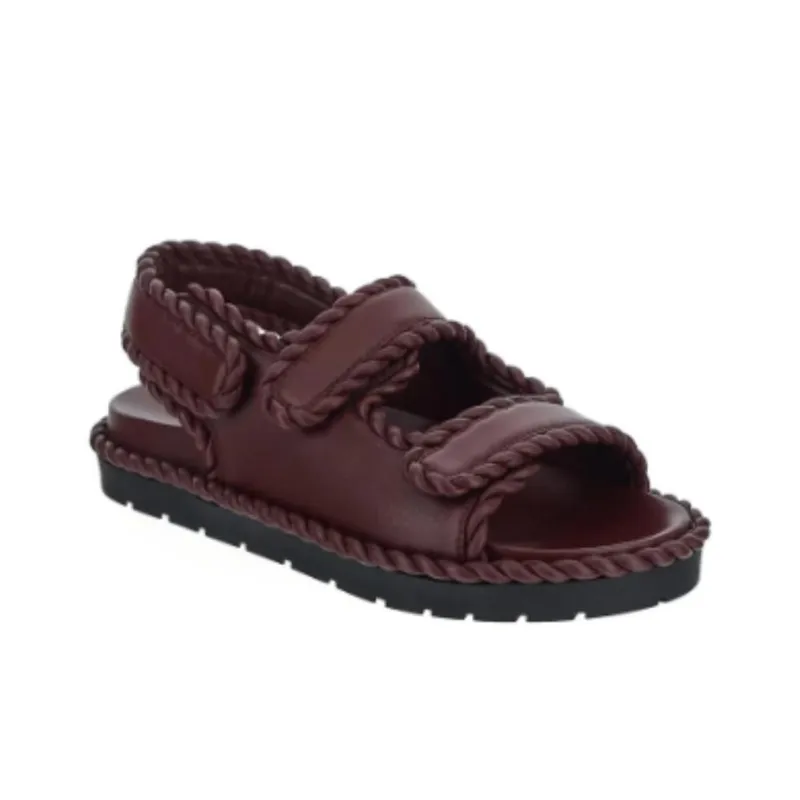 Bottega Veneta Jack Flat Sandal Barolo Women's-2