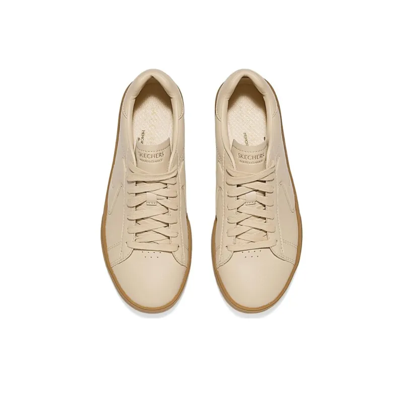 Skechers Sport Anti Slip Wear Resistant Low Top Skateboard Shoes Women's Tan-2