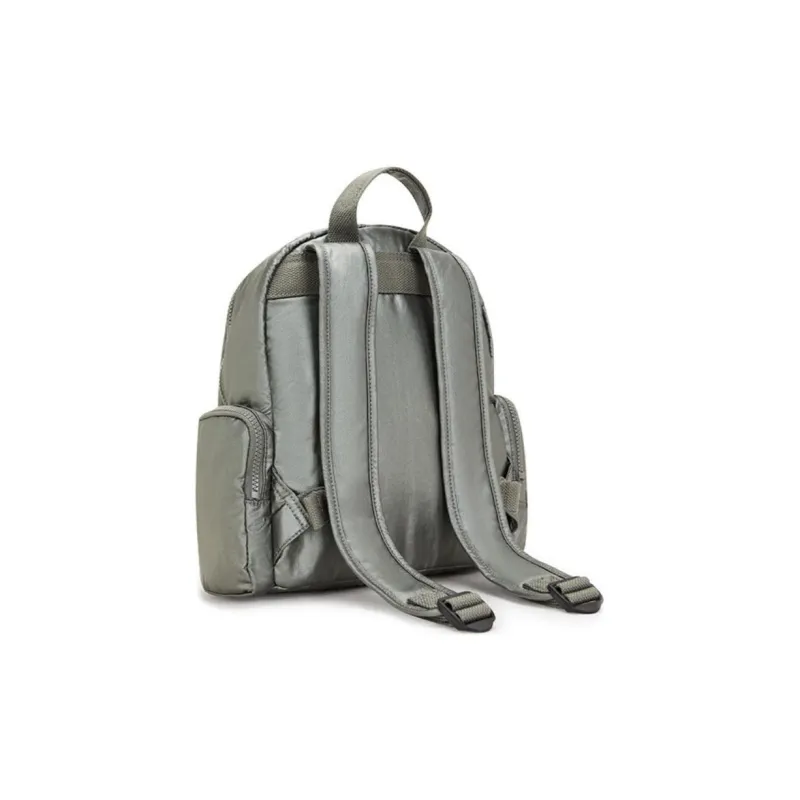 Kipling Polyamide Backpack Medium Size Unisex Moonlight Gray-2