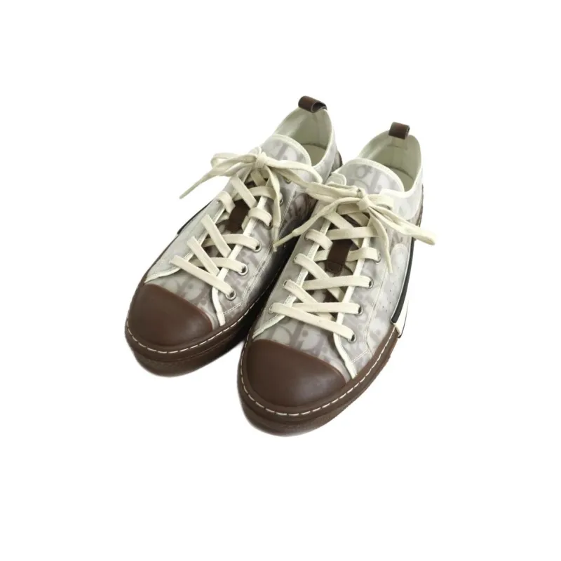 DIOR B23 Low Coffee Oblique Canvas-2