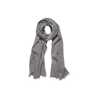 VINCE Cashmere Knit Scarves Men's Gray