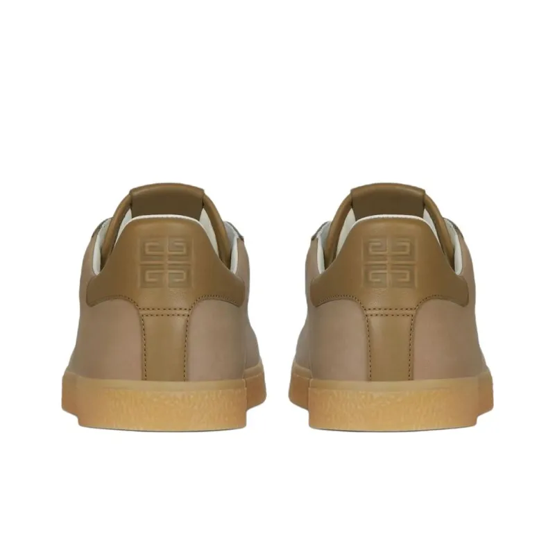 Givenchy Town Low Top Skateboard Shoes Men's Khaki Brown-4