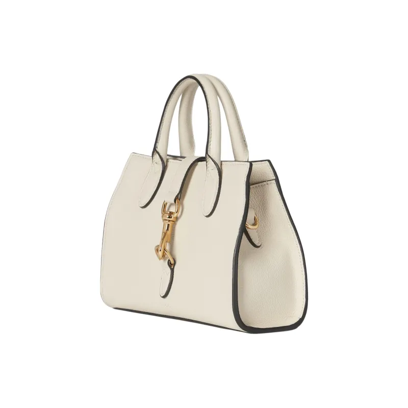 GUCCI Leather Shoulder Bag Crossbody Bag Handbag Small Size Women's Ivory White-2