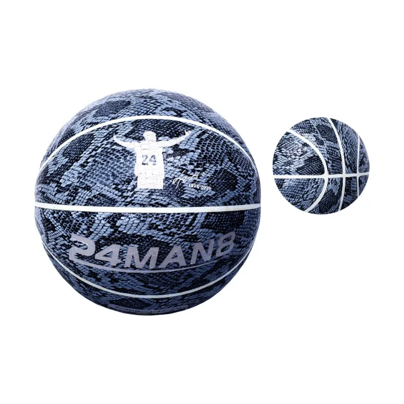 THREEHUAN PU Basketball Gray Size 7 Training Unisex-5