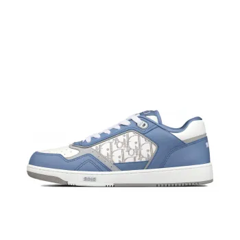 DIOR B27 Low Blue White DIOR Oblique Galaxy Leather