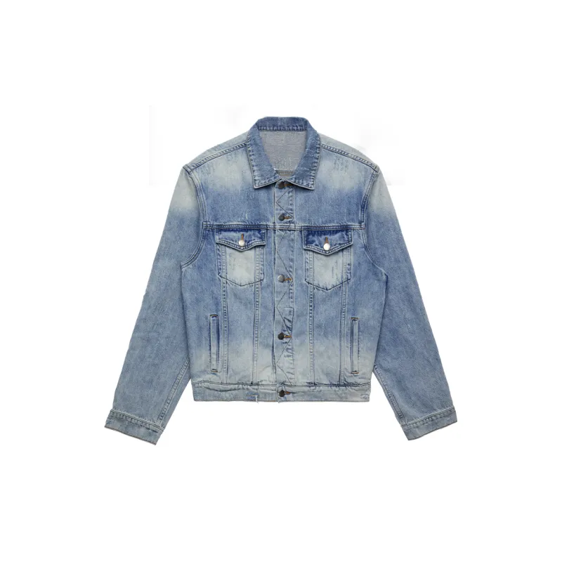LOOKUN Jackets Coats Unisex Blue-1