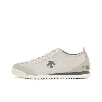 DESCENTE Sport Style CHRON LTR Anti Slip Wear Resistant Low Top Casual Shoes Men's Ecru