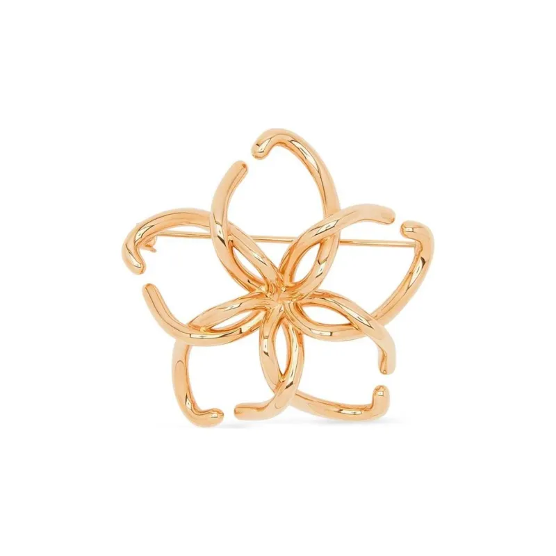 Oscar De La Renta O Flower Brooch-0