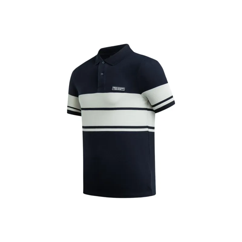 ARMANI EXCHANGEAE Polo Shirt Men's Navy Blue-2