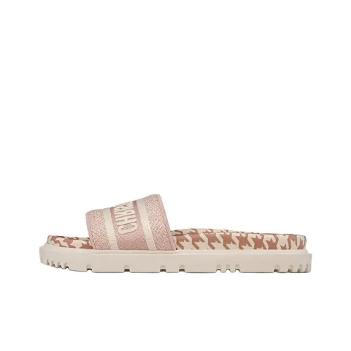 DIOR Dway Slide Slippers Women's Dusty Pink/Beige