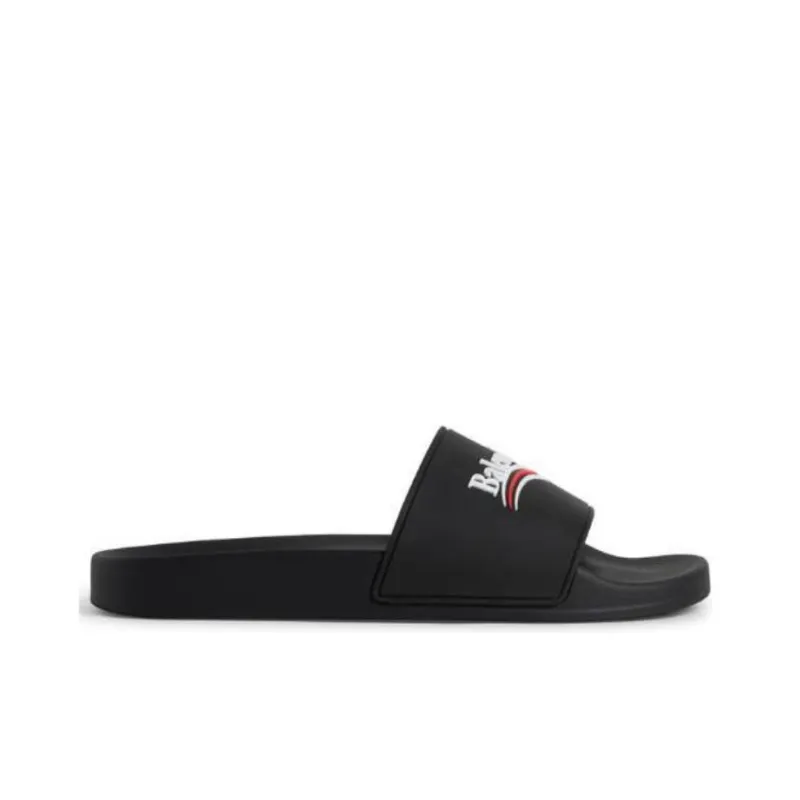 Balenciaga Pool Slides 'Black'-1