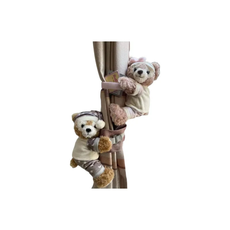 Disney ShellieMay Pajamas Curtain Button Dolls Plush Pendant 9cm High-1