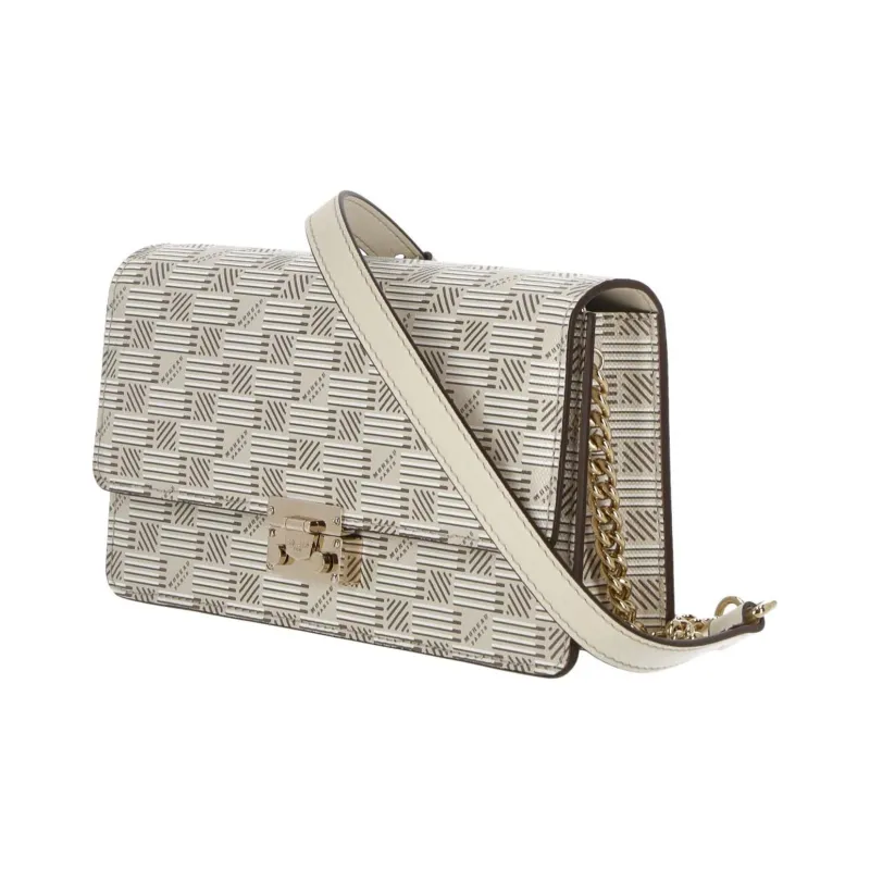 MOREAU Artificial Leather Crossbody Bag Shoulder Bag Women's Champagne-1