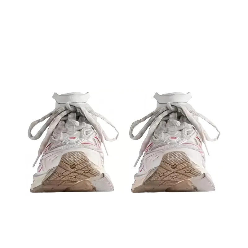 Balenciaga Runner Low Top Casual Shoes Women's White-3