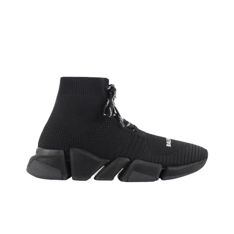 Balenciaga Speed 2.0 Lace Up Trainer 'Black' Women's-1