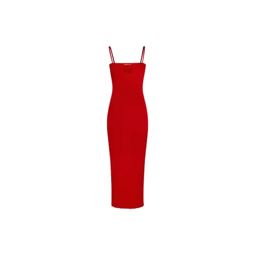 Jacquemus Slip Dresses Women's Dark Red