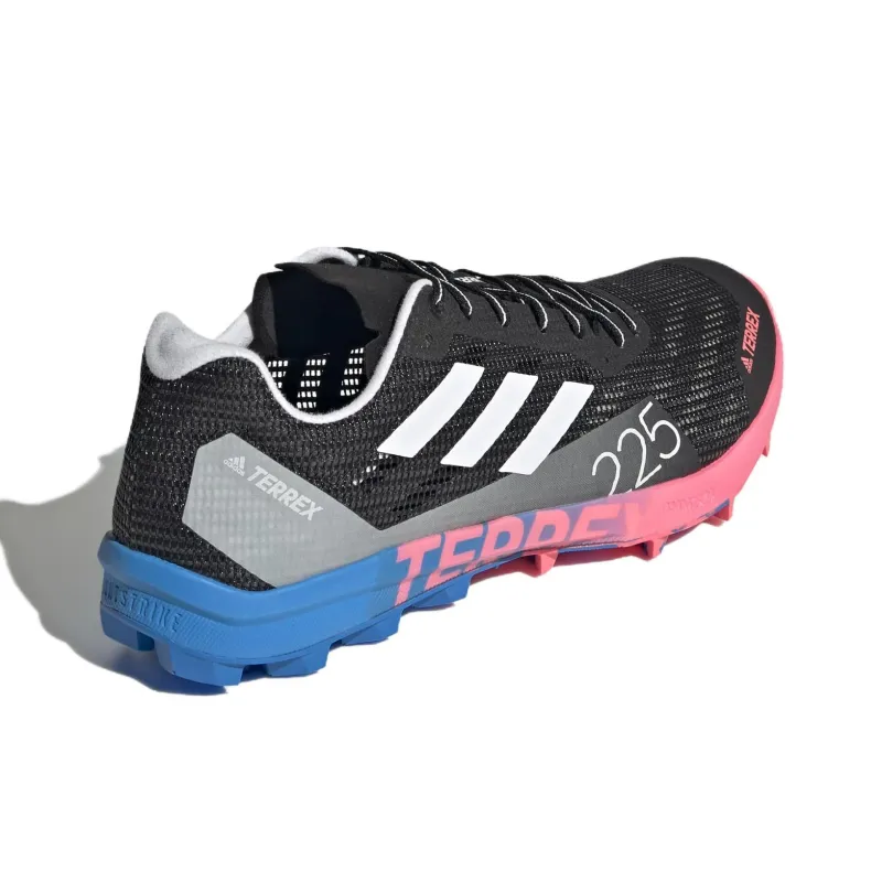 Adidas Terrex Speed Anti-Slip And Wear-Resistant Breathable Low-Top Trail Running Running Shoes Unisex Black White Blue-3