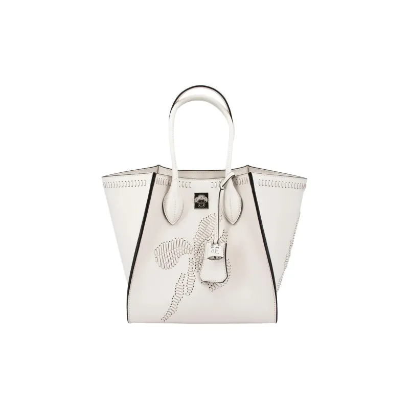 ERMANNO SCERVINO Leather Handbag Women's White-0
