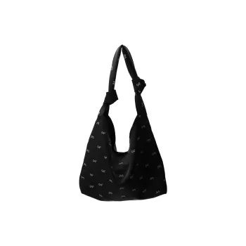 Carksky Canvas Canvas Bag Shoulder Bags Women's Black/White