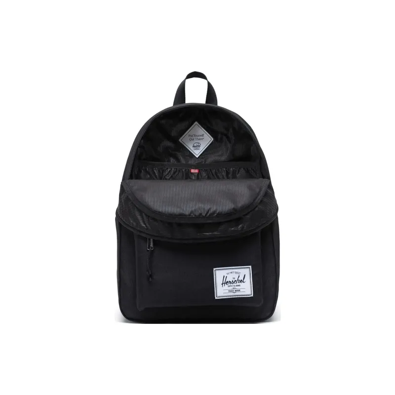 Herschel Recycled Nylon Backpack Unisex Black-3