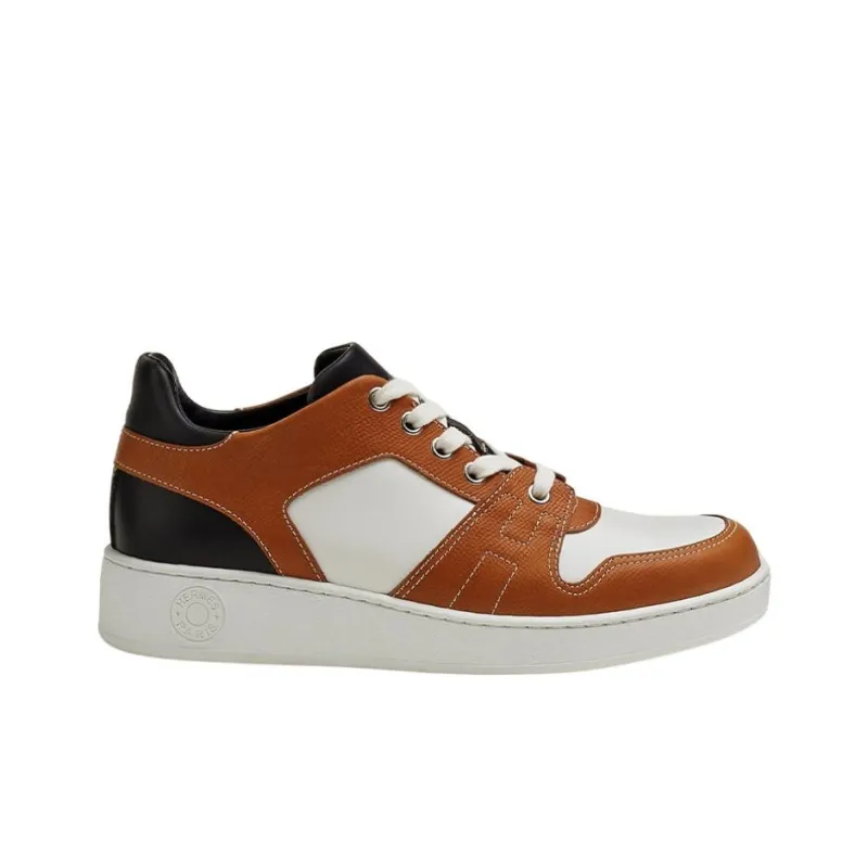 HERMES Stylish Skateboarding Shoes Women's Brown-1