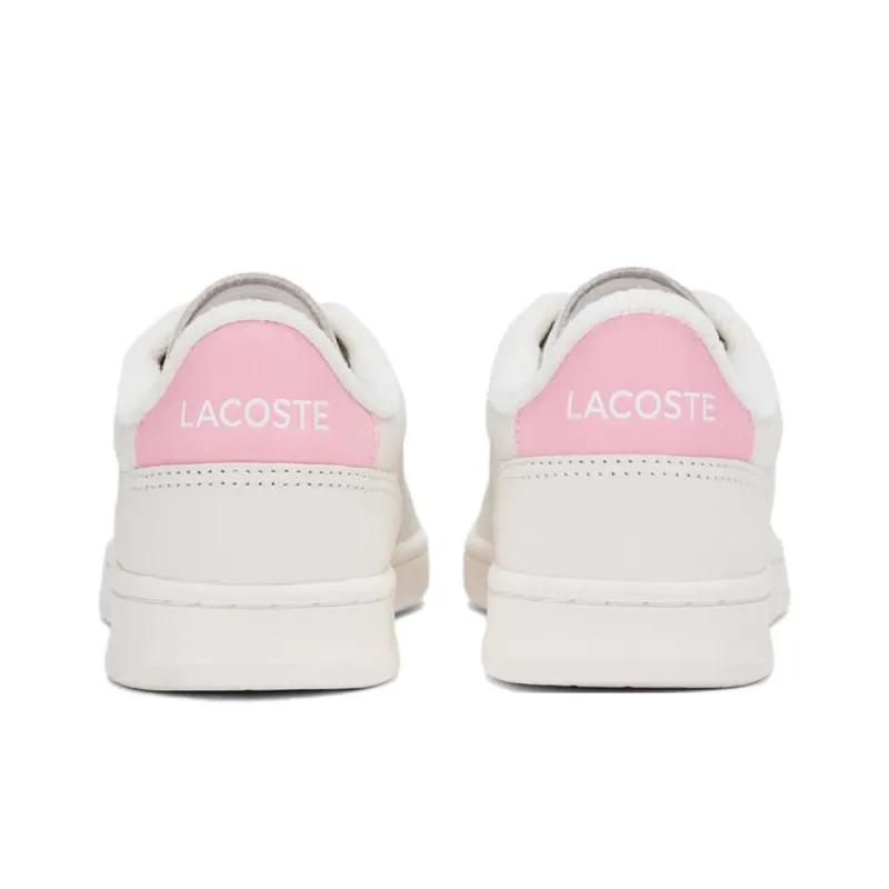 LACOSTE Low Top Skateboard Shoes Women's White-3