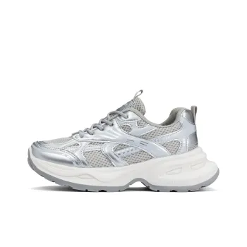 RENBEN Anti Slip Wear Resistant Breathable Height Increasing Low Top Chunky Sneakers Women's