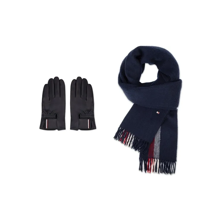 Tommy Hilfiger Knit Scarves Men's Navy Blue-0