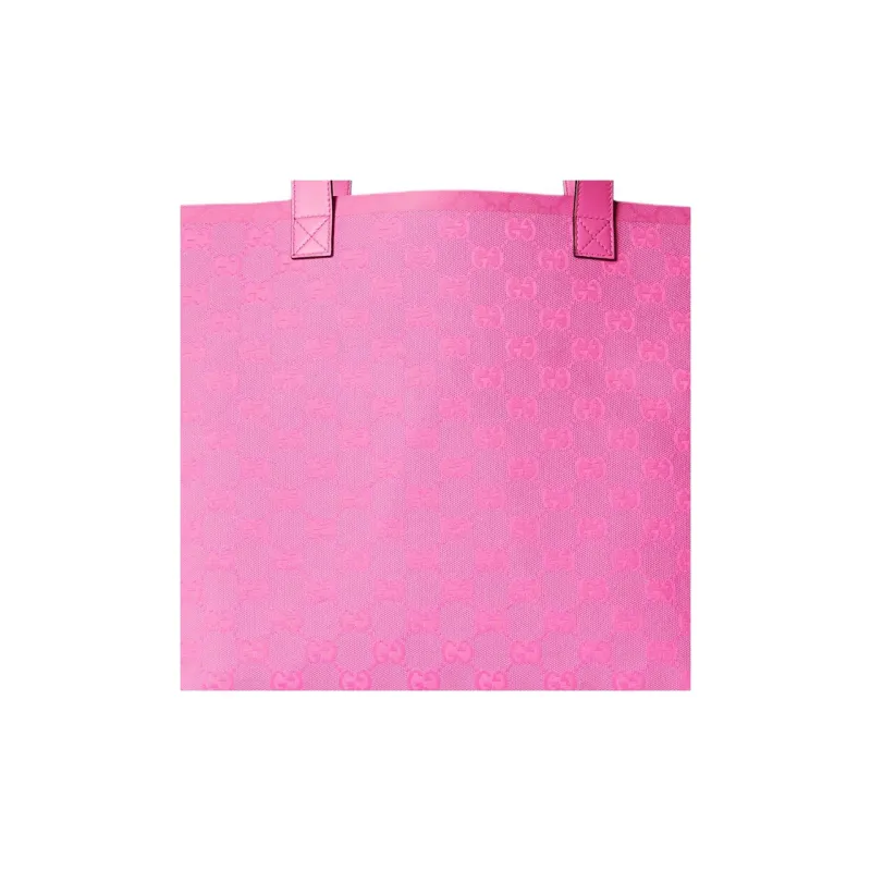 GUCCI Canvas Tote Bag Shopping Bag Handbag Medium Size Women's-9