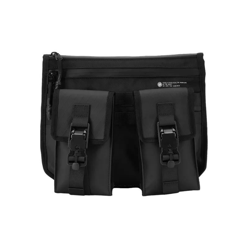 Subcrew Polyester Crossbody Bag, Shoulder Bag Regular Unisex Black-1