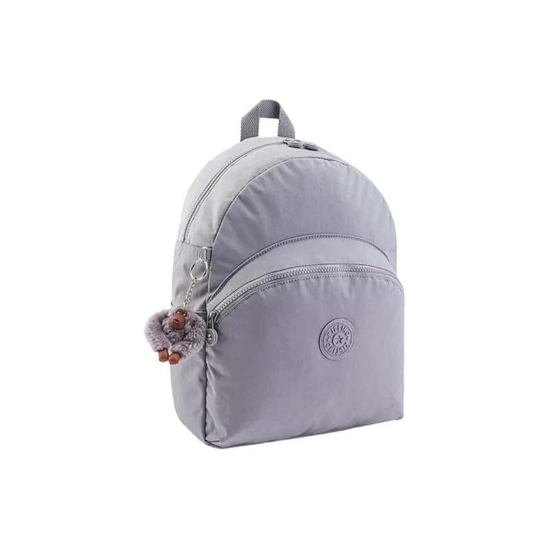 Kipling Polyamide With Nylon Backpack Large Size Unisex Dove Gray-1