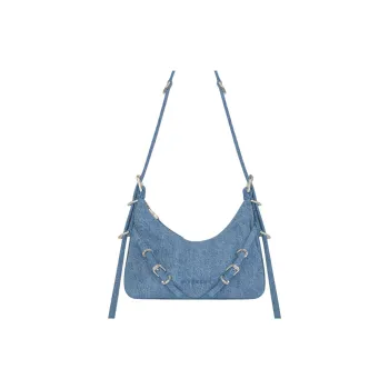 Givenchy Denim Portable Crossbody Bag Shoulder Bag Women's Medium Blue