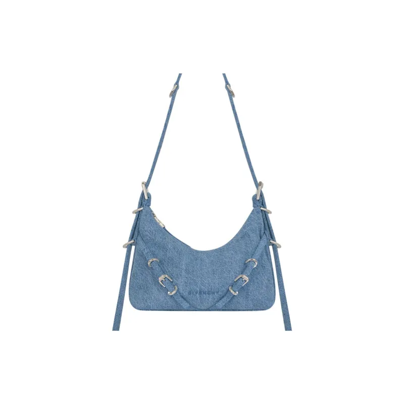 Givenchy Denim Portable Crossbody Bag Shoulder Bag Women's Medium Blue-0