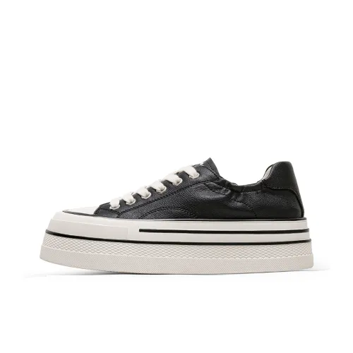 C°BANNER Low Top Skateboard shoes Bold Women's Black