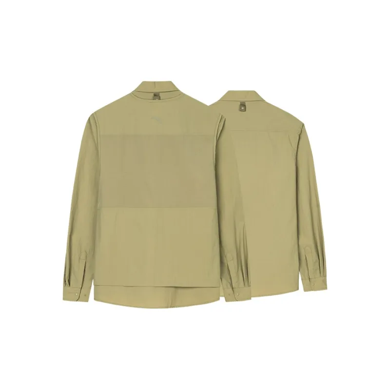 Anta Variety Training Collection Jackets Coats Men's Deep Linen-1