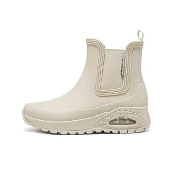 Skechers Anti Slip Wear Resistant Mid Top Casual Shoes Women's Ivory