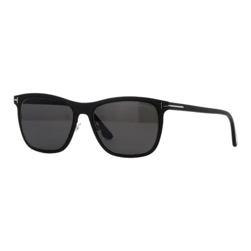 TOM FORD Irregular Shape Sunglasses Men's Black