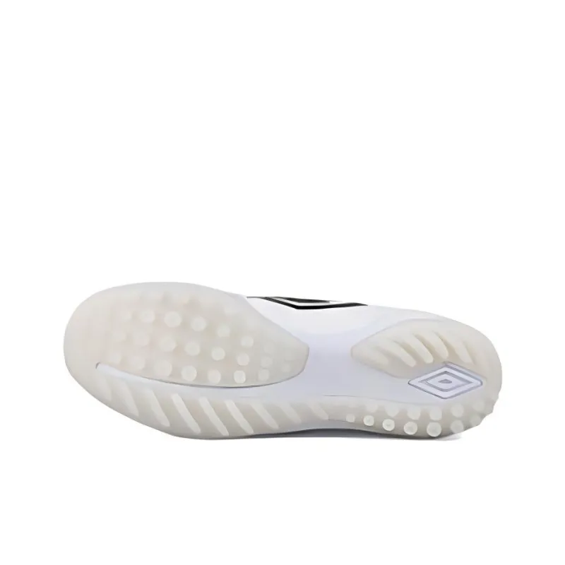 Umbro TF Rubber Broken Studs Slip Resistant Coverage Soccer Shoes Unisex White Black-4