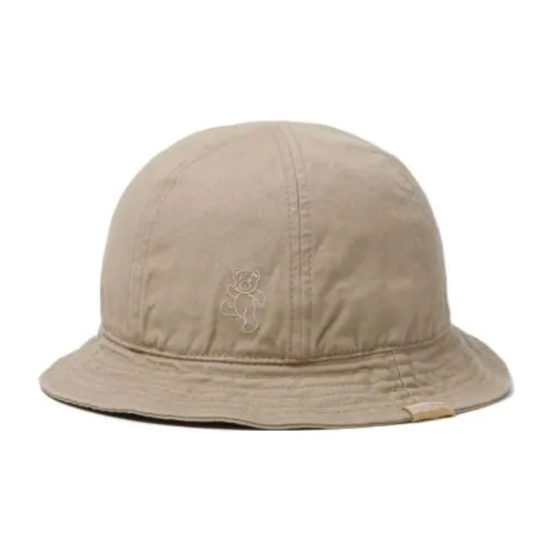 :CHOCOOLATE Cotton Bucket Hats Unisex Beige