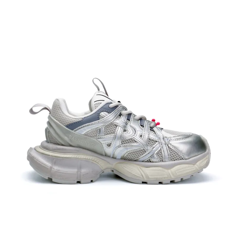 KUX Cushioned Slip-Resistant Breathable Low-Top Chunky Sneakers Women's-1