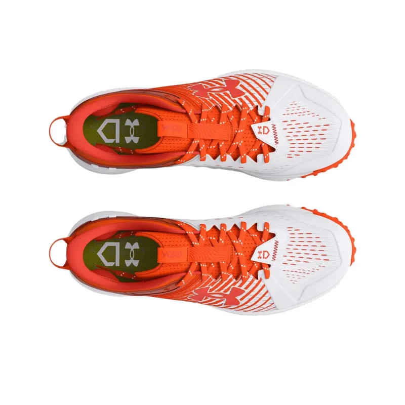 Under Armour Yard Turf Baseball Shoes 'Orange White'-2