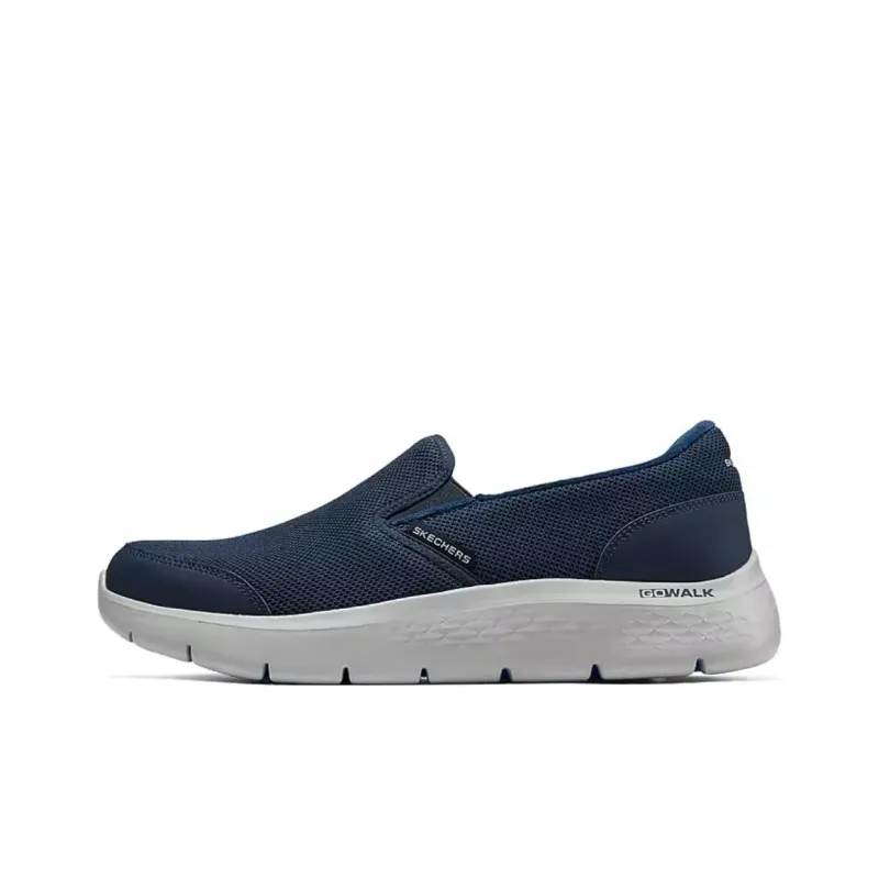Skechers MEN'S GO WALK Breathable Warm Low Top Casual Shoes Men's Navy-0